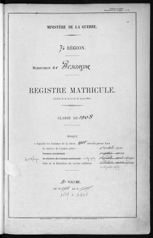 Volume 4, nos 1504, 1507 à 1600