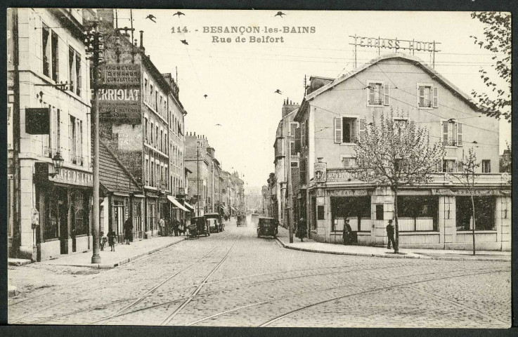 Vue de la rue de Belfort