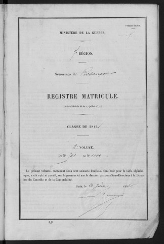 Volume 2, nos 501 à 1000