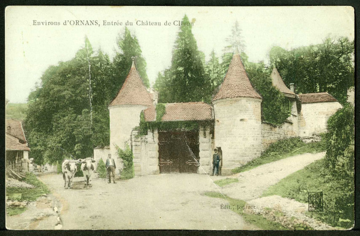 Entrée du château de Cléron