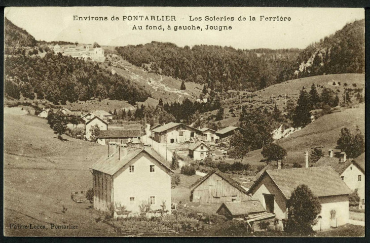 Les scieries de la Ferrière