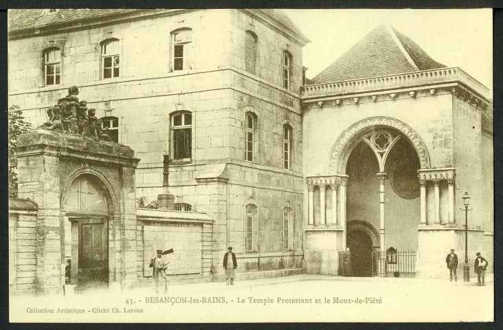 Le temple protestant et le mont de pièté