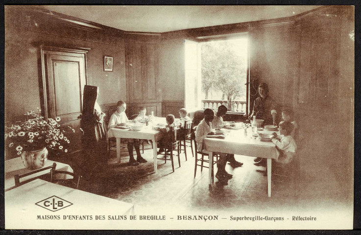 Maisons d'enfants des salins de Bregille, Besançon, Superbregille-garçons, réfectoire