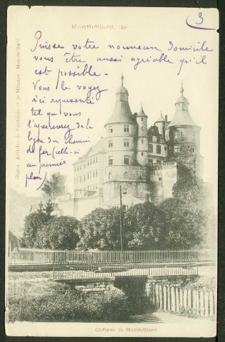 Le château de Montbéliard