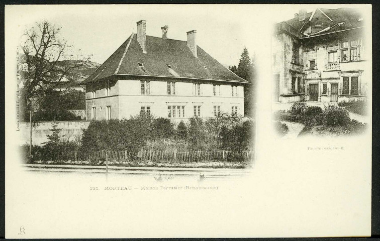 Le château de Pertusier. Style renaissance 1576