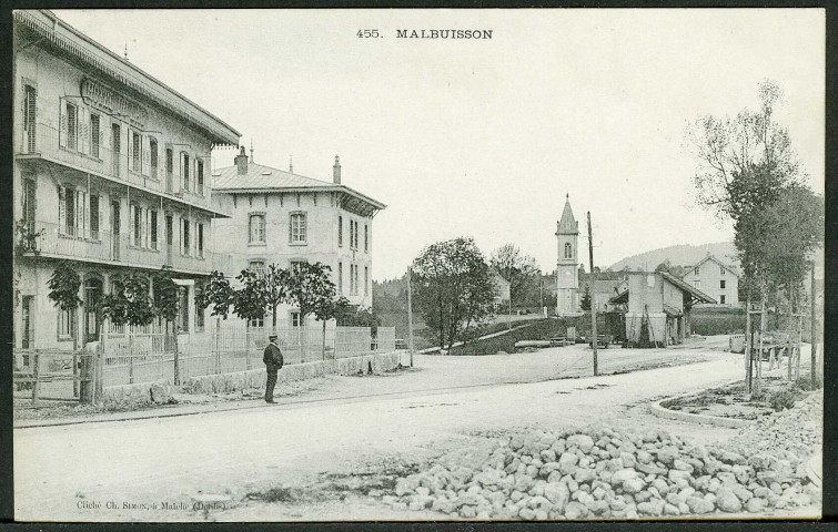 L'église et la gare