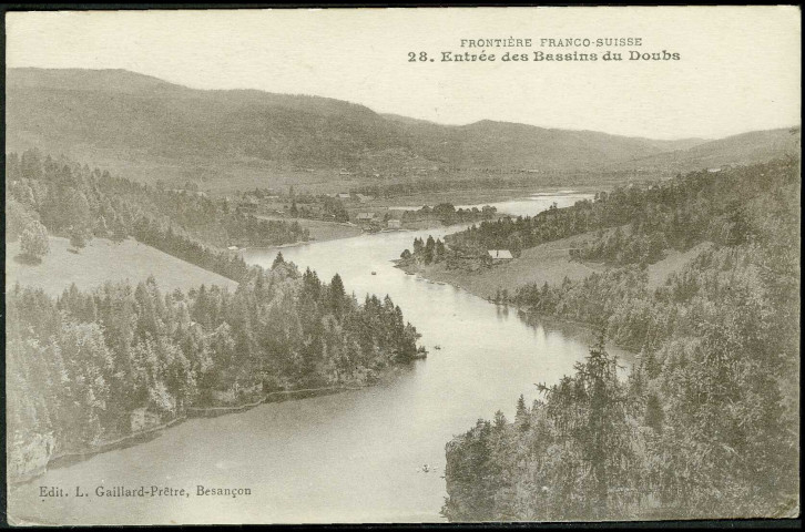 Entrée des bassins du Doubs