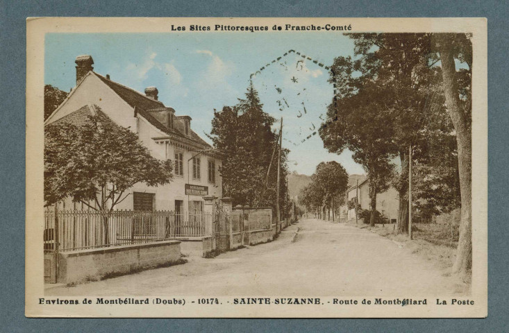 Route de Montbéliard. La poste
