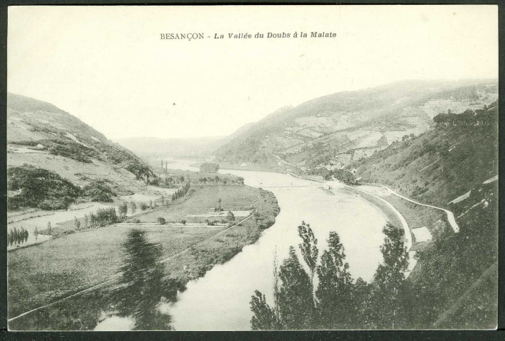 La vallée du Doubs à la Malate