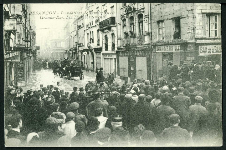 Grande Rue, inondations 1910