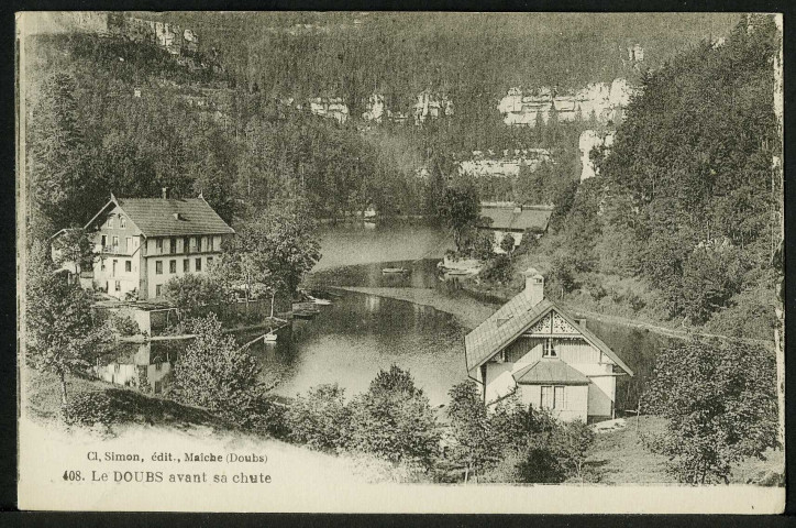 Le Doubs avant sa chute