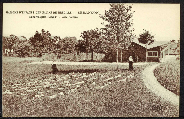 Maisons d'enfants des salins de Bregille, Besançon, Superbregille-garçons, cure solaire