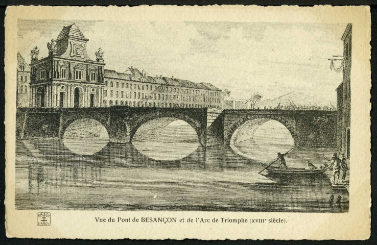 Pont de Besançon et de l'arc de triomphe