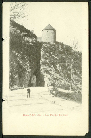 La porte Taillée, coté extérieur