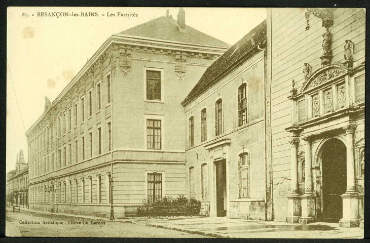 Facultés des lettres et sciences, rue Mégevand
