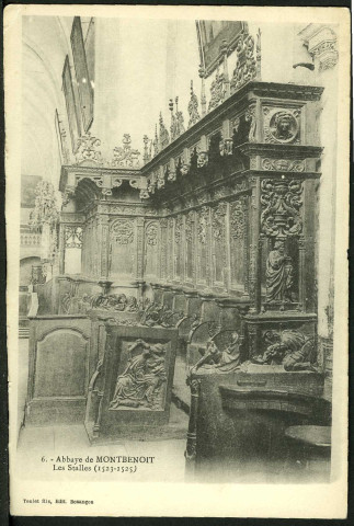 Vue des stalles