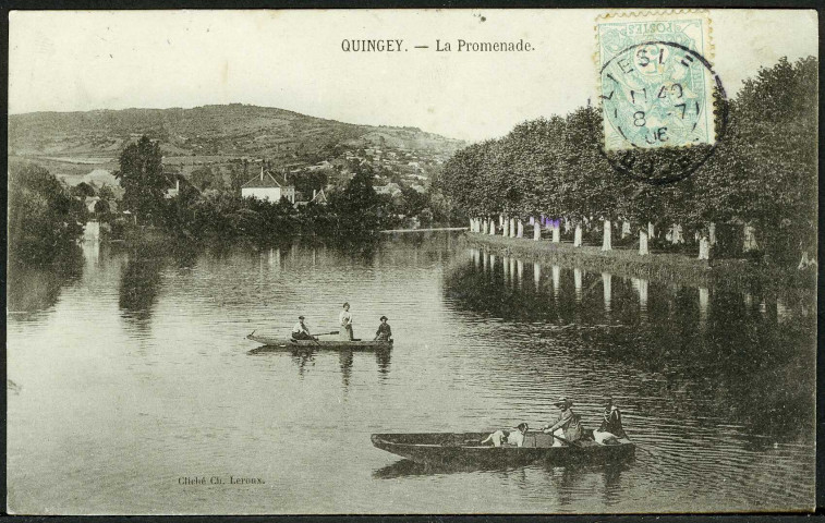 Promenade au bord de la Loue