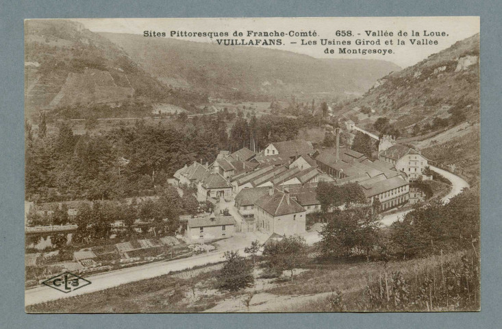 Les usines Girod et la vallée de Montgesoye