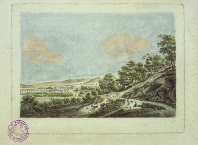 Vue d'une partie de Lons-le-Saunier