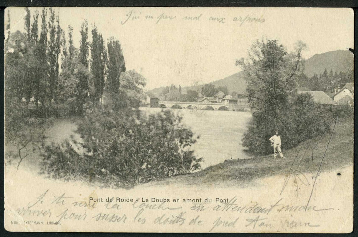 Le Doubs en amont du pont
