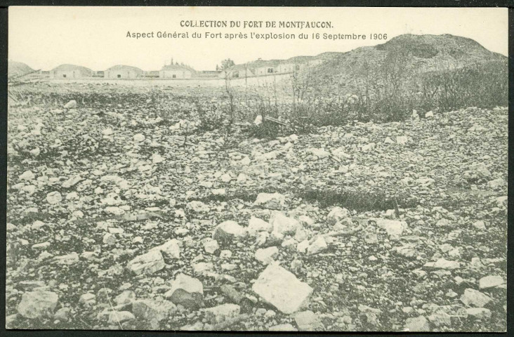 Aspect génaral du fort après l'explosion