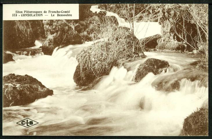 Le Dessoubre, chute d'eau