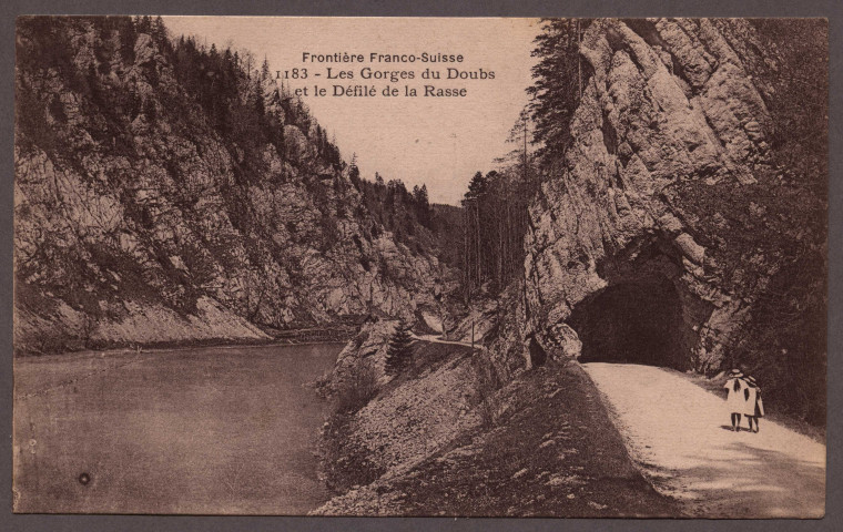 Les gorges du Doubs et le défilé de la Rasse