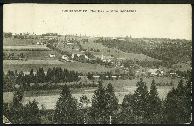 Le Pissoux, vue générale