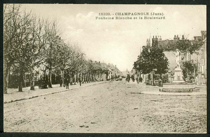 Fontaine-Blanche et le boulevard