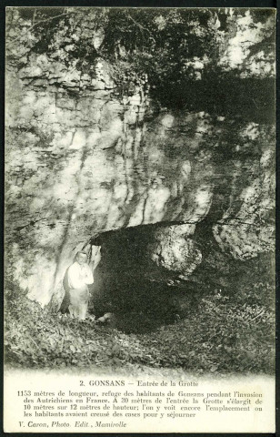 Entrée de la grotte