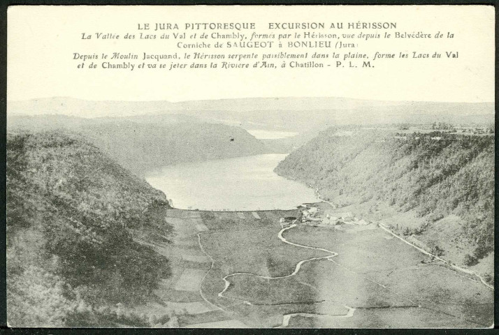 Vue générale du lac et de la vallée