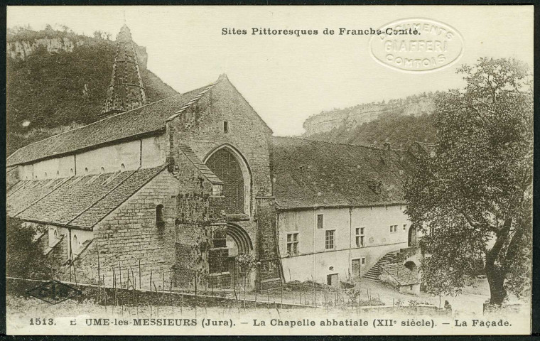 La chapelle abbatiale (12è s.), la façade