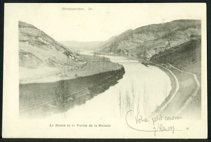 Le Doubs et la vallée de la Malate
