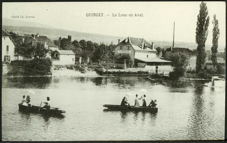 La Loue en aval, rive gauche