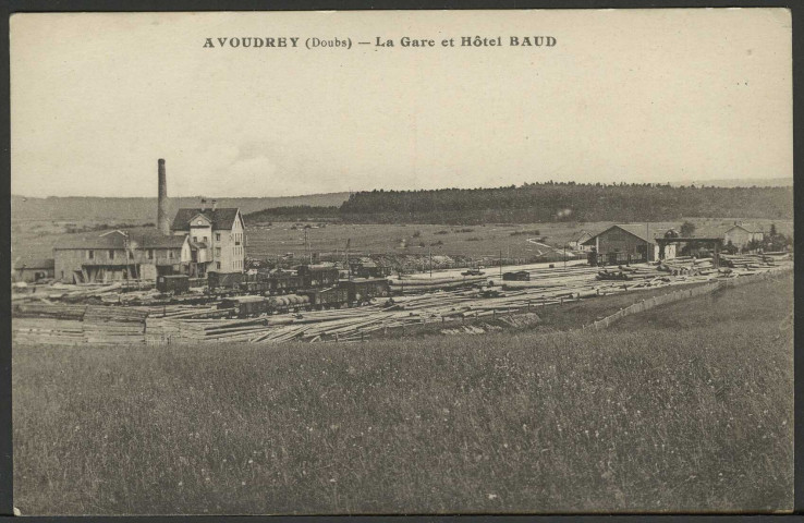 La gare et l'hôtel Baud