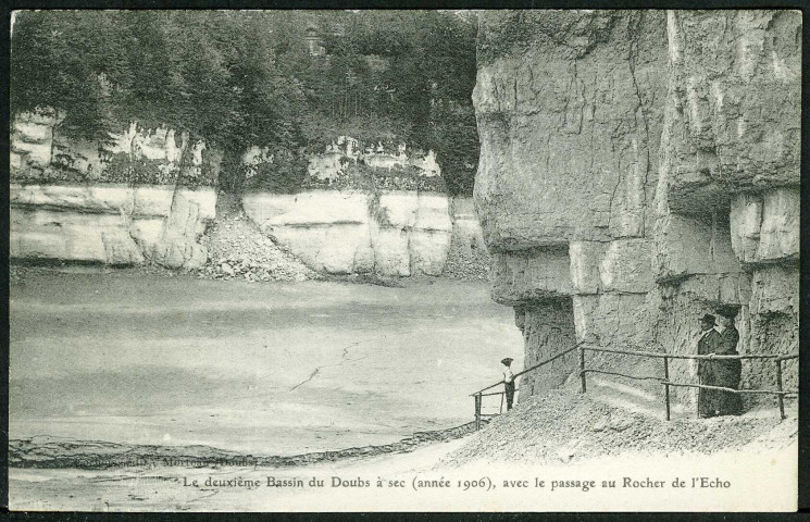 Le deuxième bassin du Doubs à sec