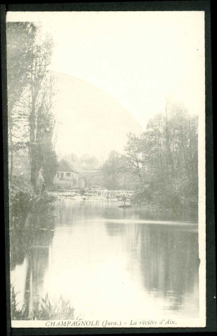 Vues sur l'Ain, les bords de la rivière