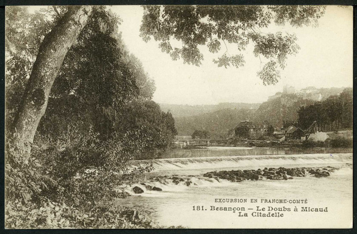 Le Doubs à Micaud, la citadelle