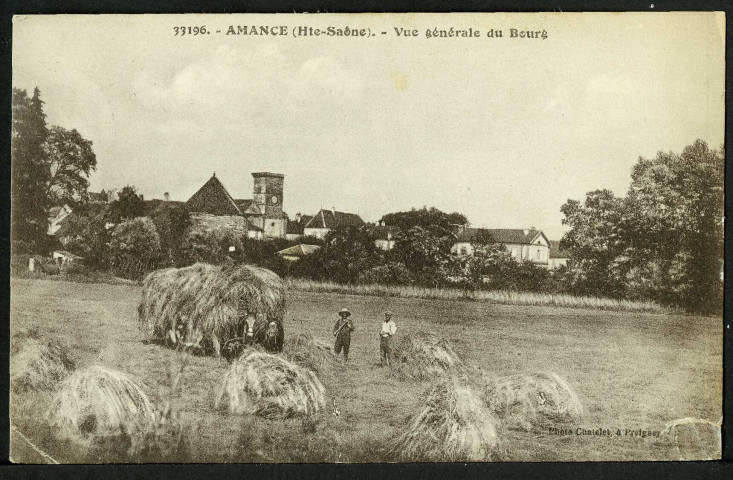 Vue générale du bourg
