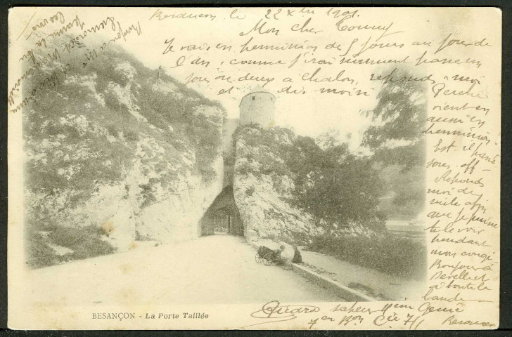 La porte Taillée, coté extérieur