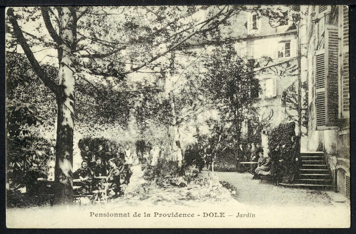 Pensionnat de la Providence, jardin