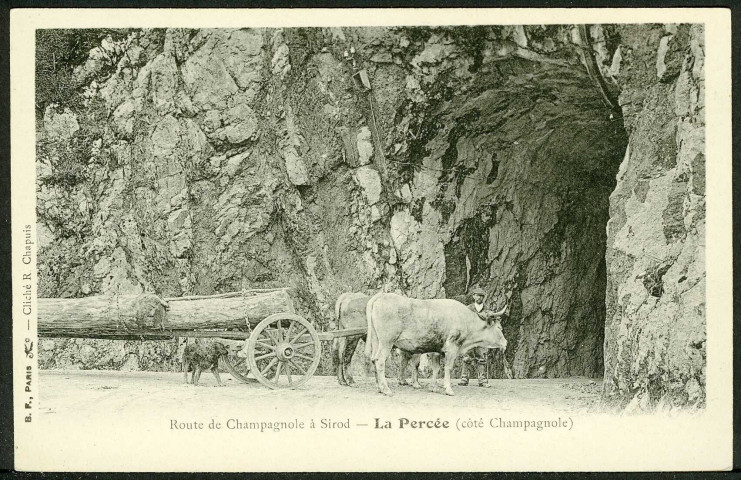 Route de Champagnole à Sirod
