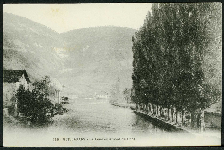 La Loue en amont du pont