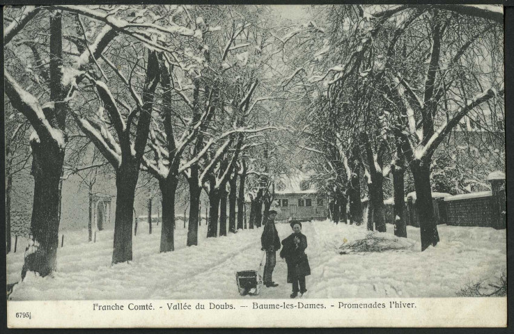 Vallée du Doubs, promenade l'hiver