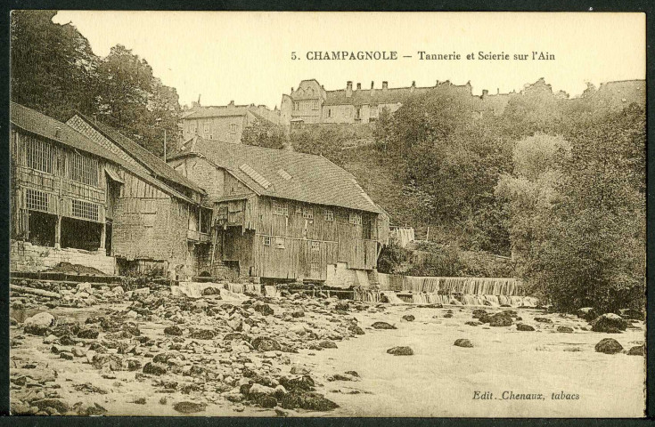 Tannerie et scierie sur l'Ain