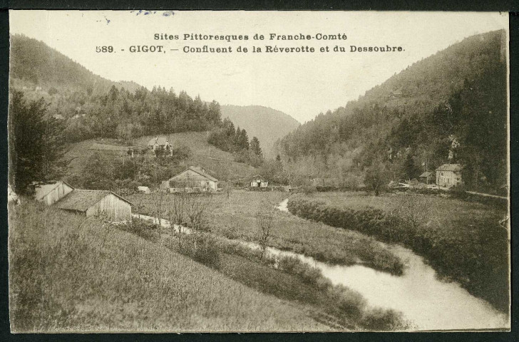 Gigot. Confluent de la Réverotte et du Dessoubre