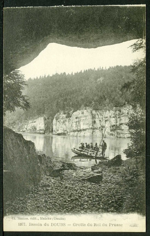 Bassin du Doubs. Grotte du Roi de Prusse