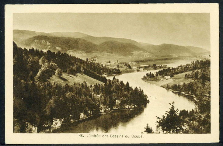 L'entrée des bassins du Doubs