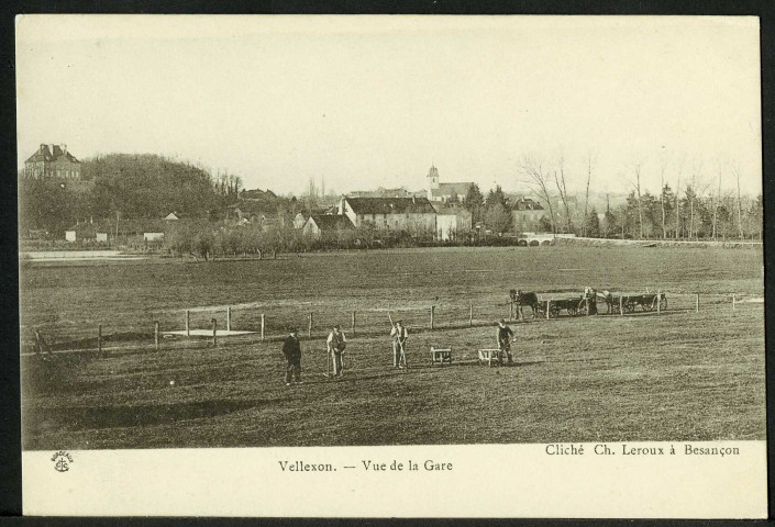 Vue générale prise depuis la gare