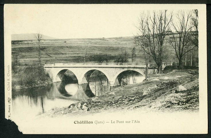 Le pont sur l'Ain
